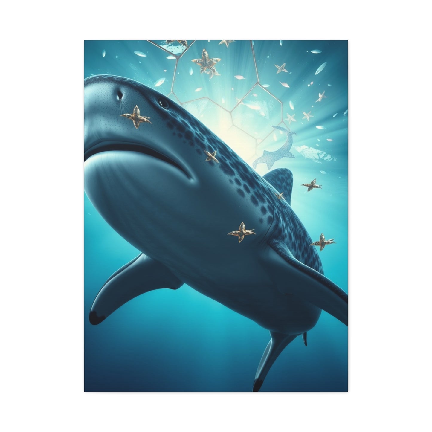 Vision Whale Shark Art Art Wall Art & Canvas Print