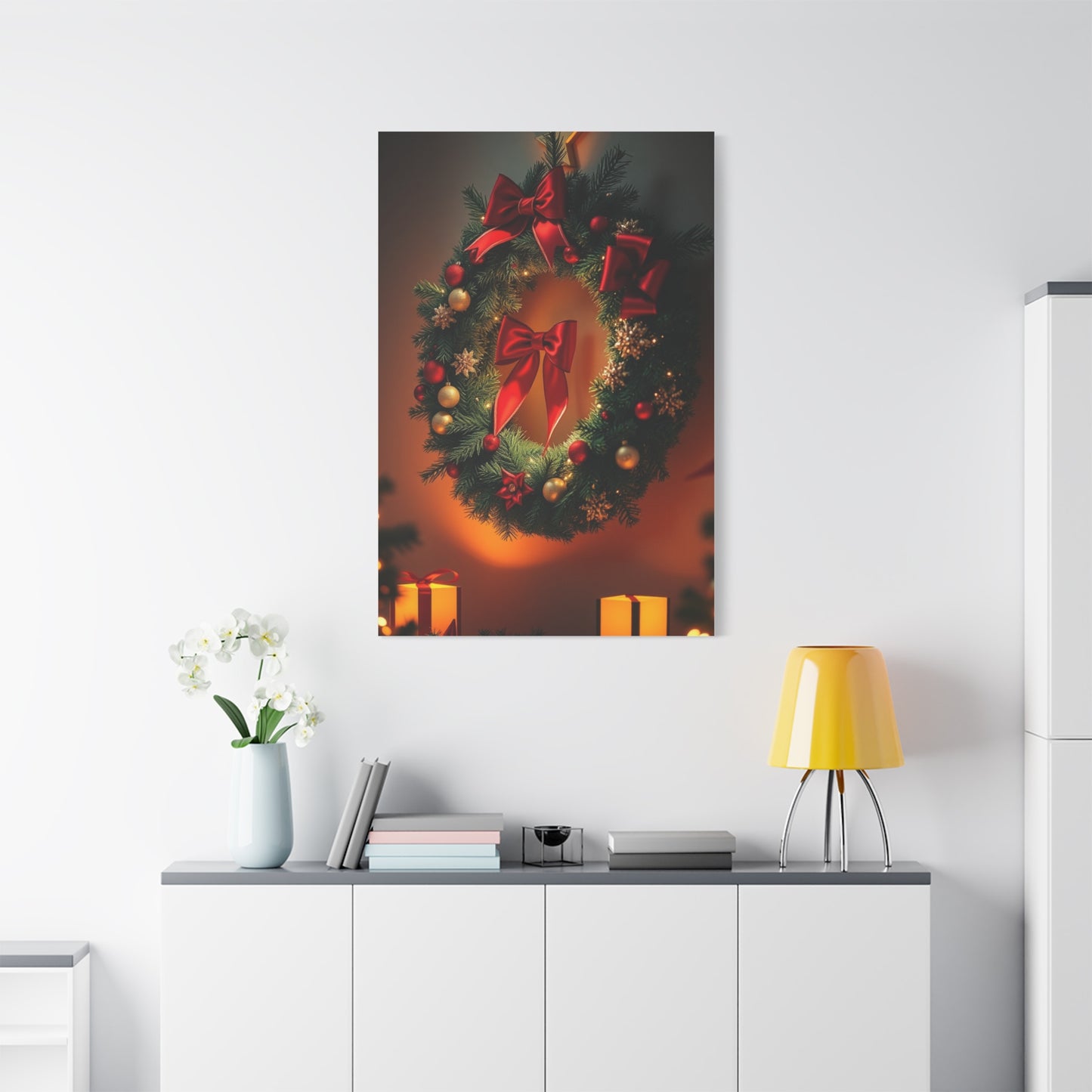 Masterpiece Christmas Trees & Wreath Art Vision Wall Art & Canvas Print