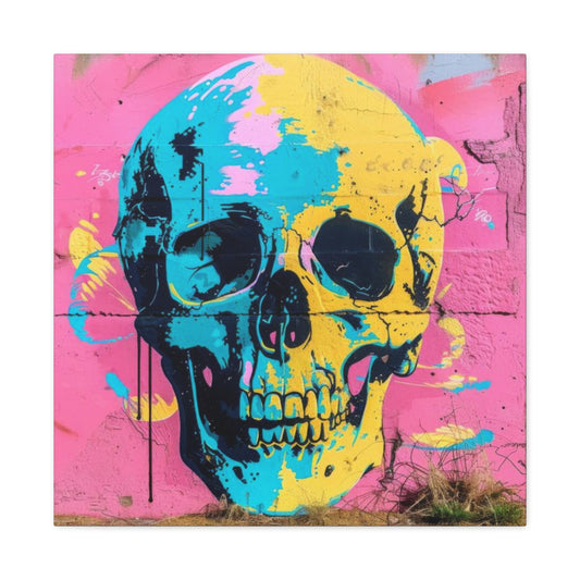 Skull Graffiti Wall Art & Canvas Prints