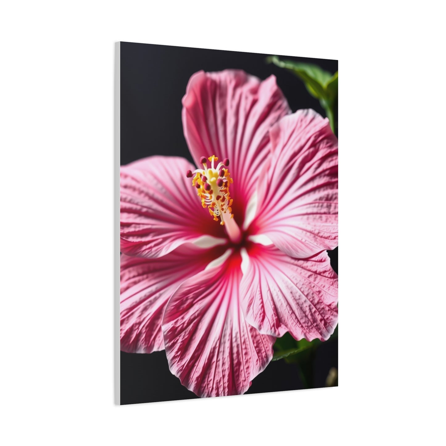 Vision Hibiscus Flower Art Art Wall Art & Canvas Print