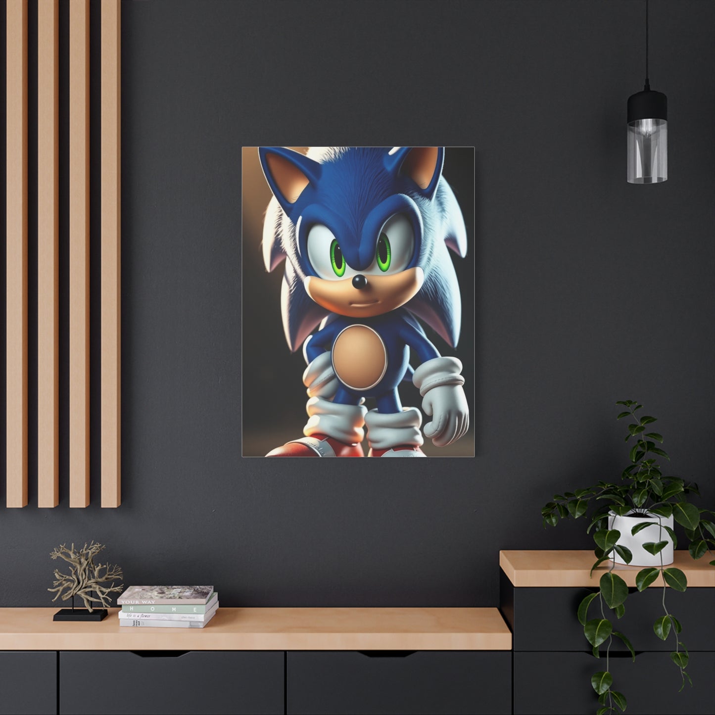 Sonic the Hedgehog Art Luxury Canvas Wall Art & Canvas Print