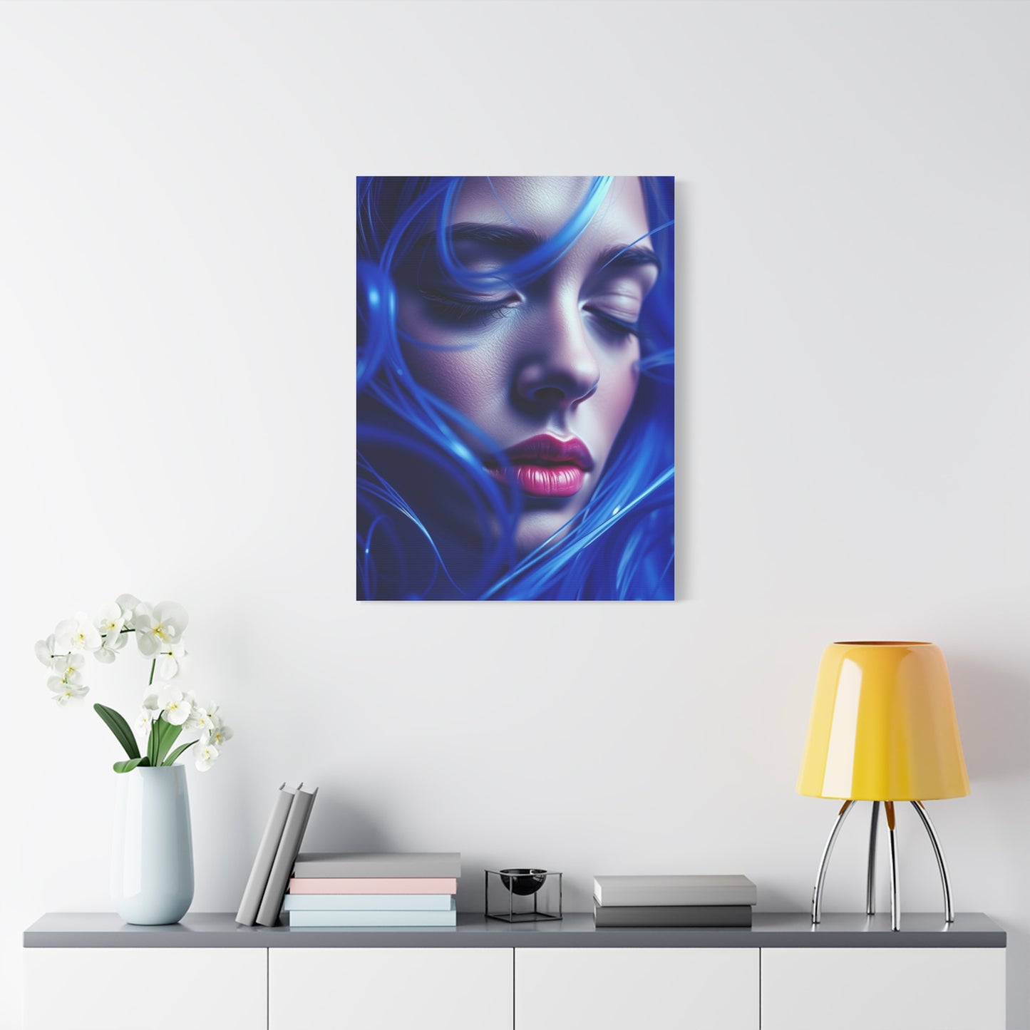 Supreme Blue Music Art Collection Wall Art & Canvas Print