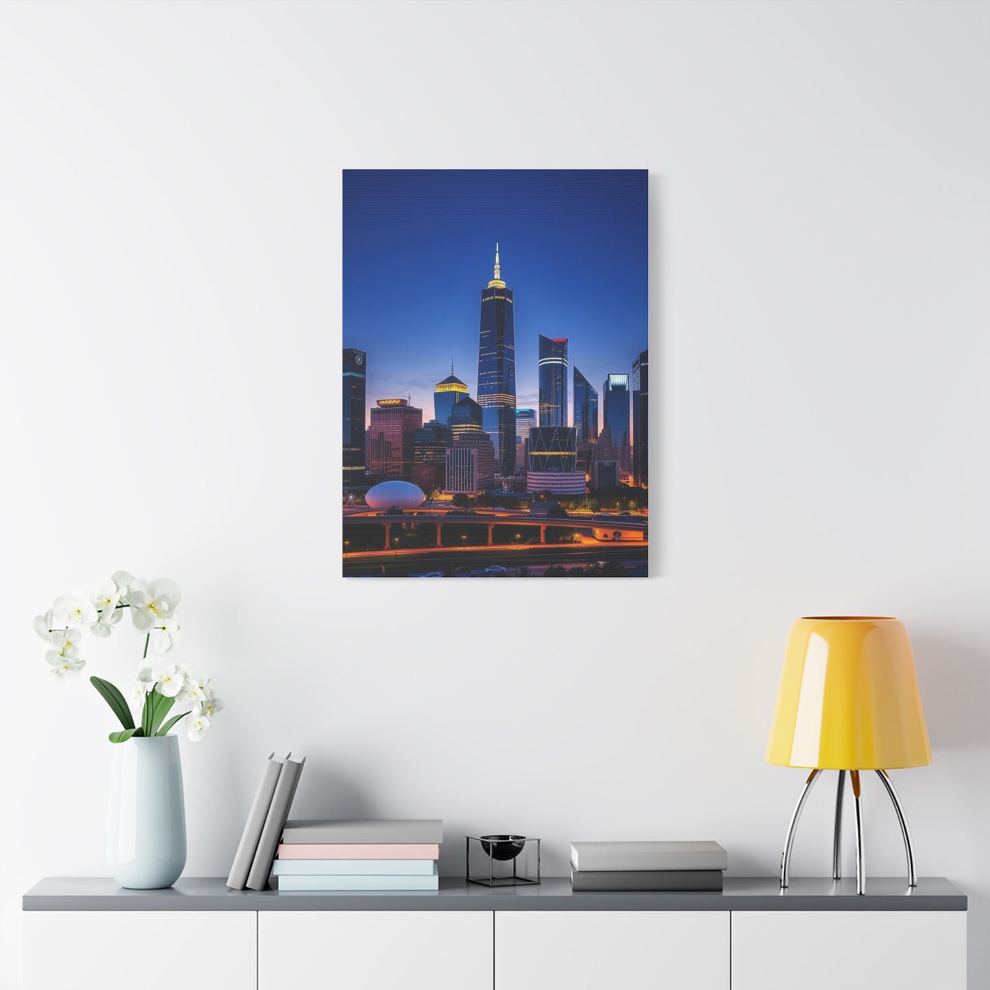 Houston Skylines Art Luxury Canvas Wall Art & Canvas Print