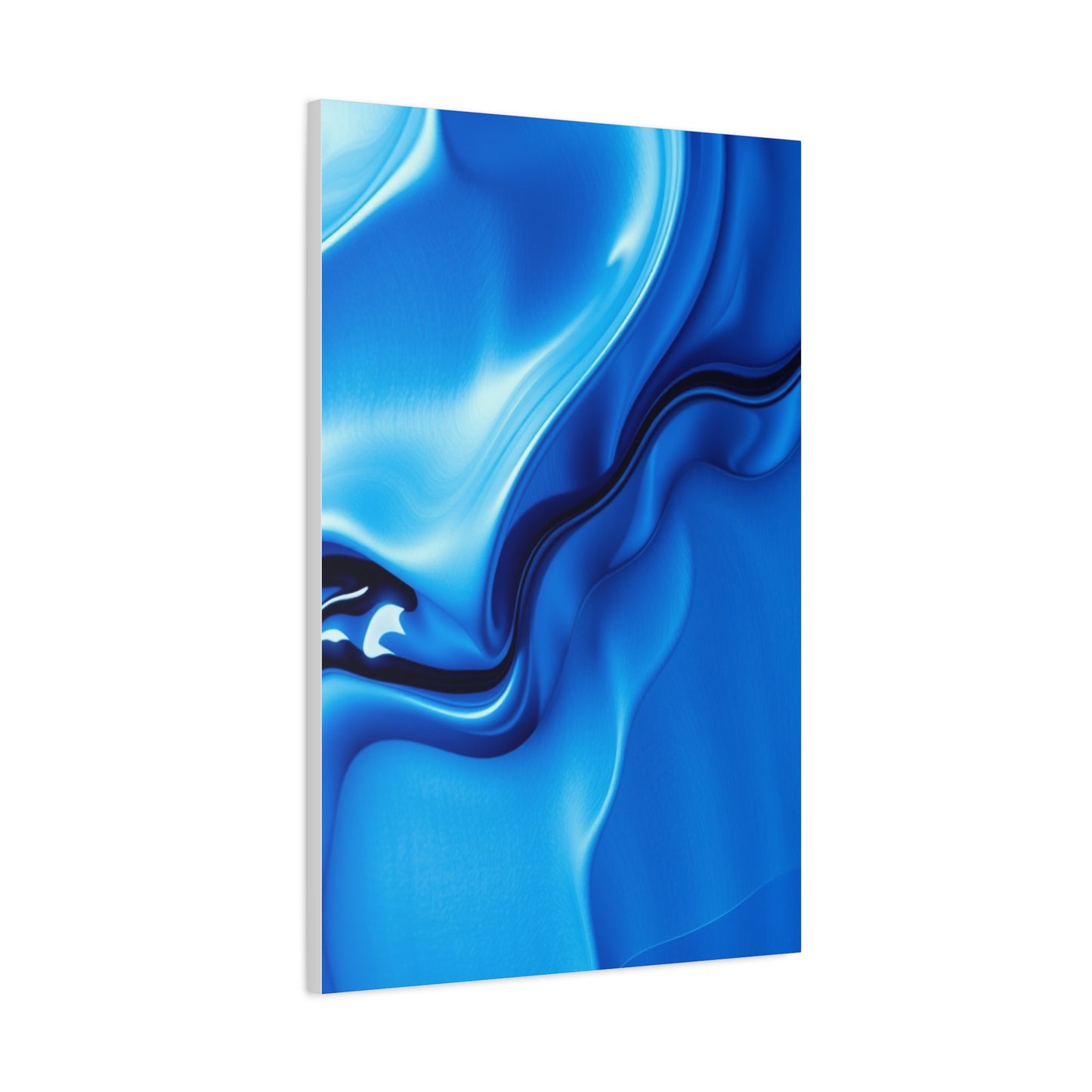 Blue Abstract Art Supreme Gallery Wall Art & Canvas Print
