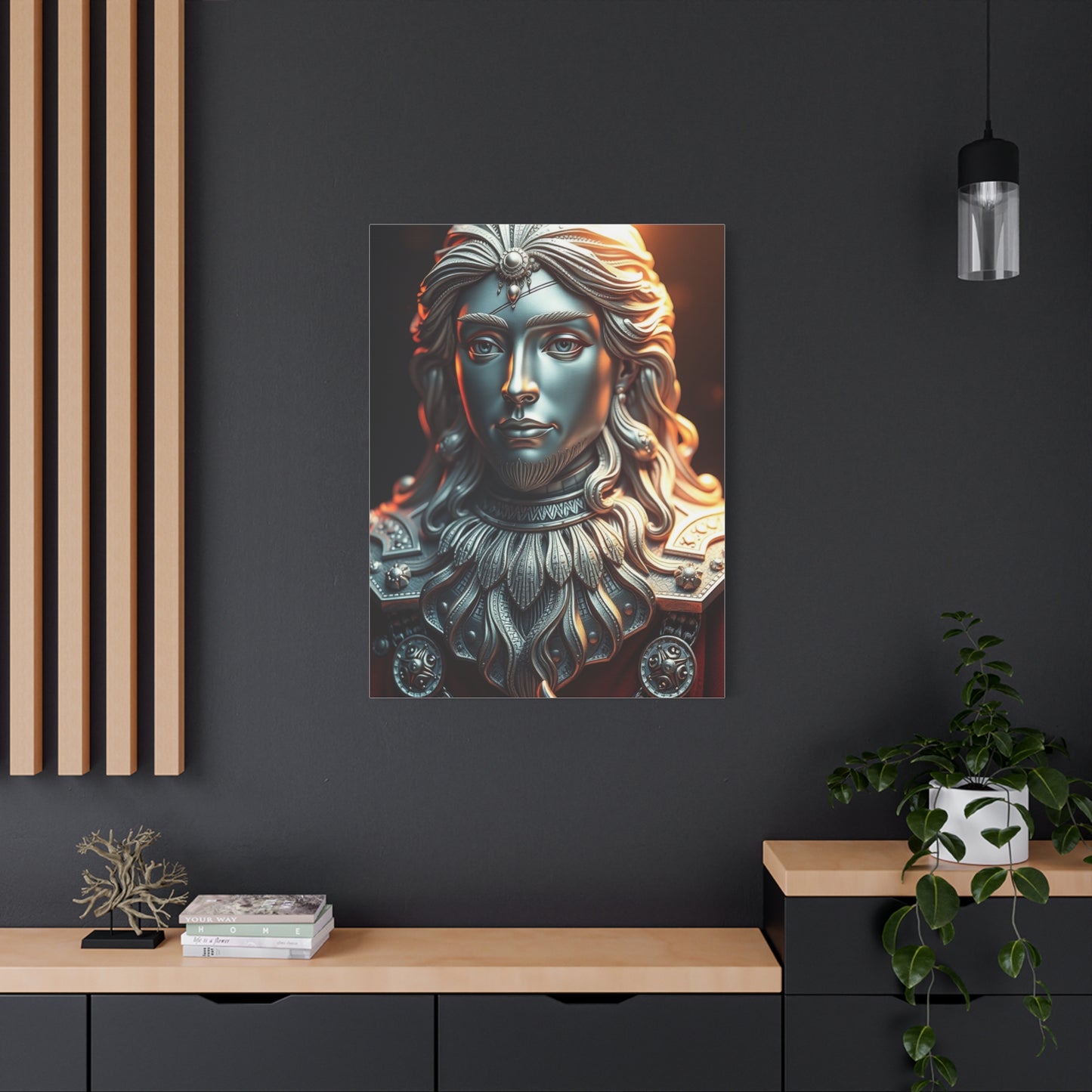 Argent Elegance Canvas wall art & canvas print