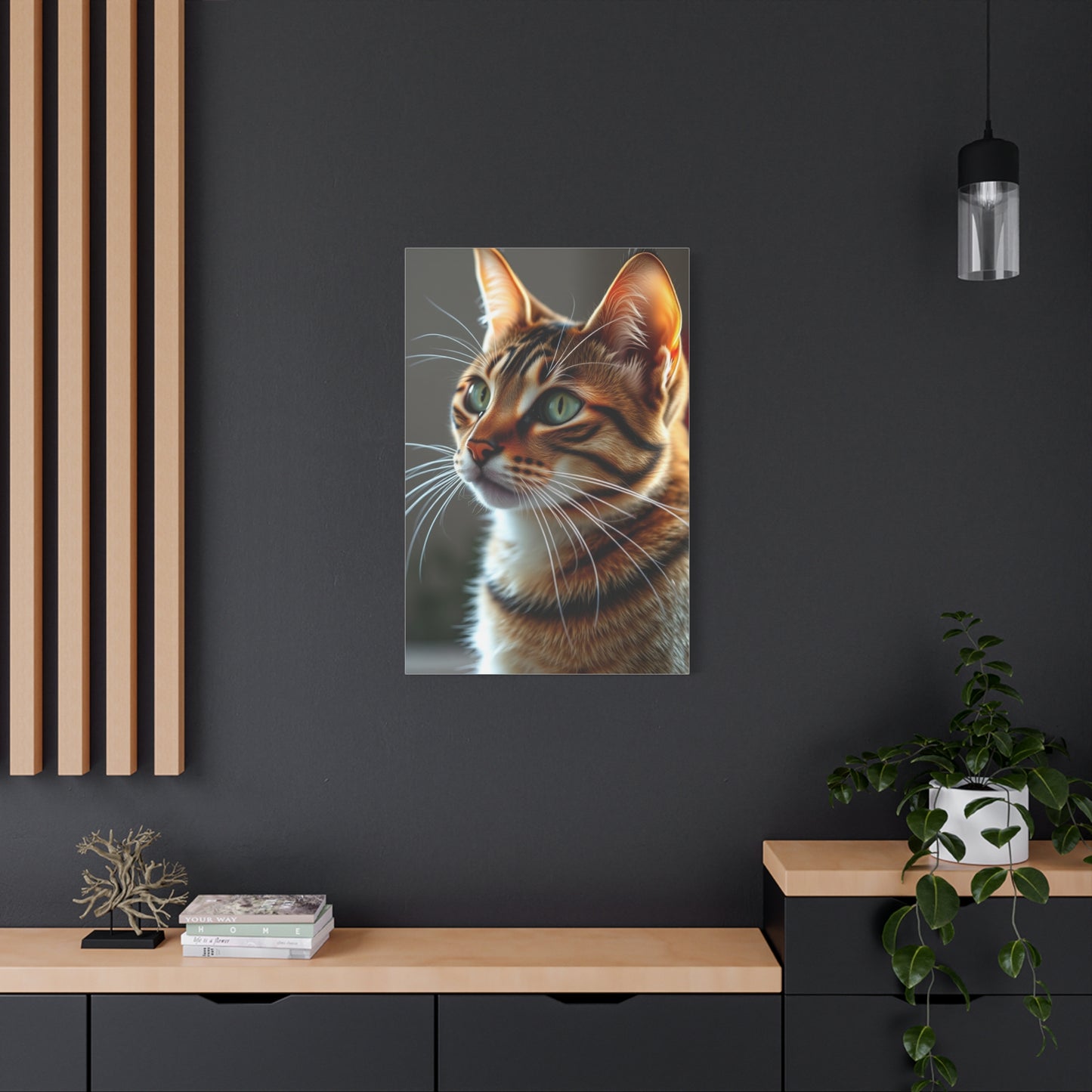 Supreme Tabby Cat Art Collection Wall Art & Canvas Print