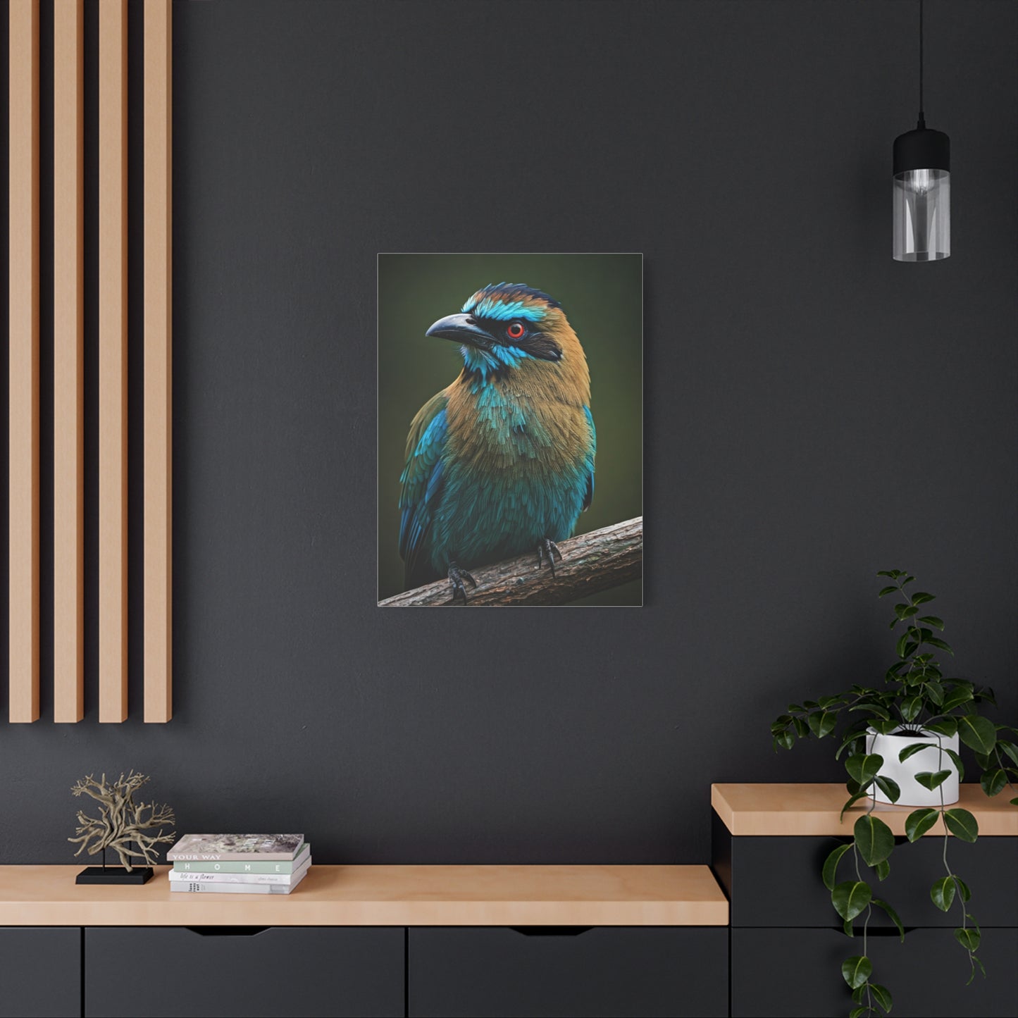 Turquoise-Browed Motmot Wall Art & Canvas Prints