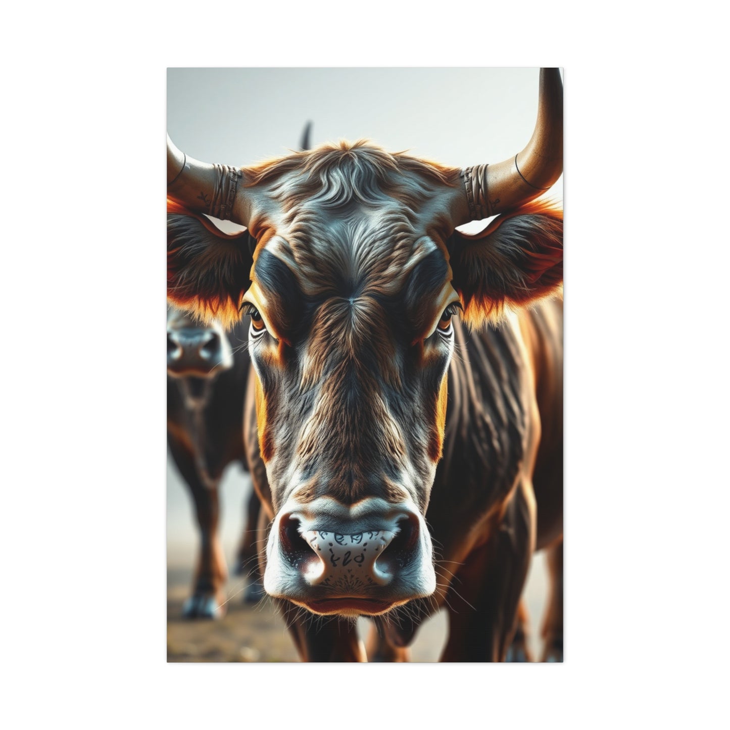 Bovine Majesty Canvas Collection Wall Art & Canvas Print
