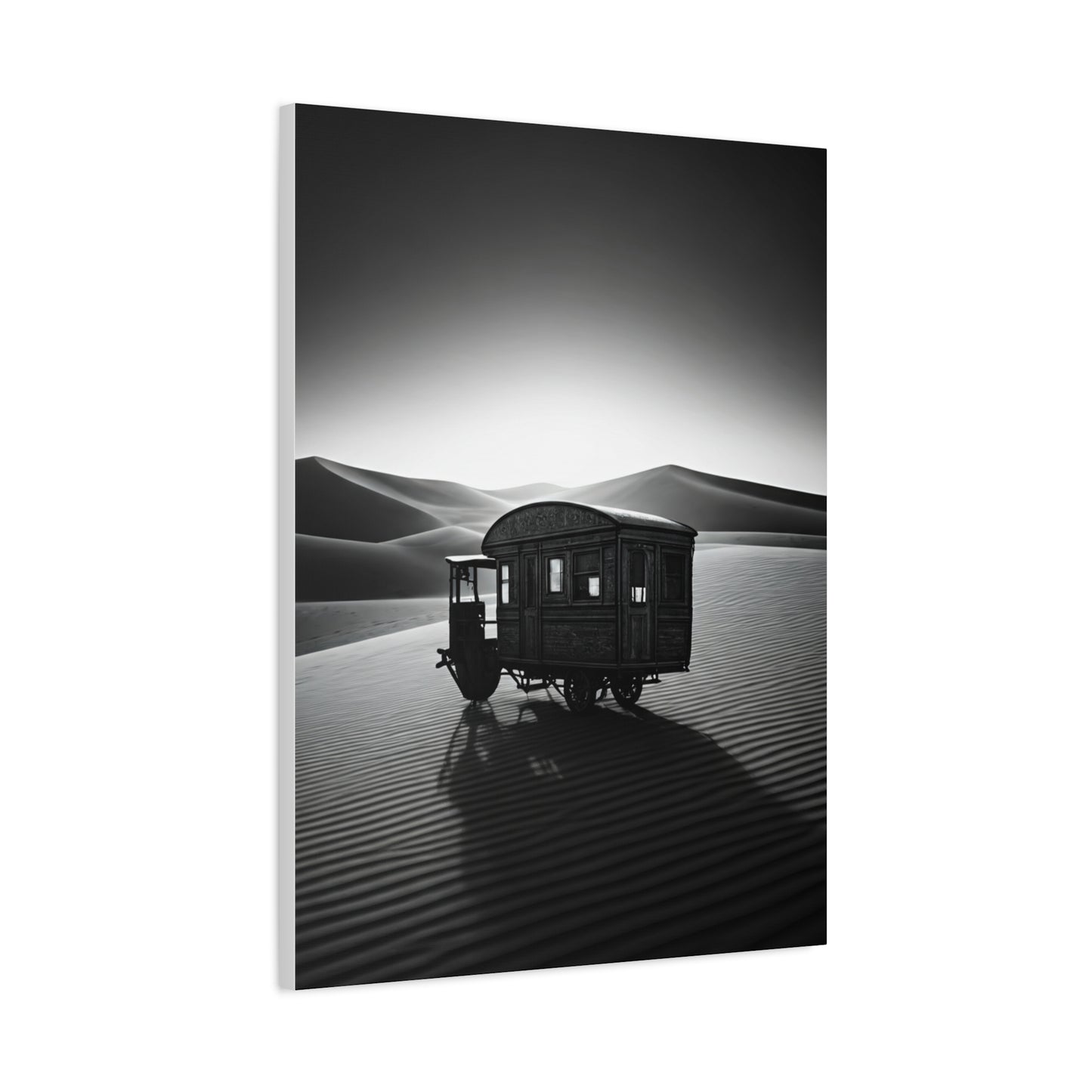 Desert Caravan in Moonlight Wall Art & Canvas Prints