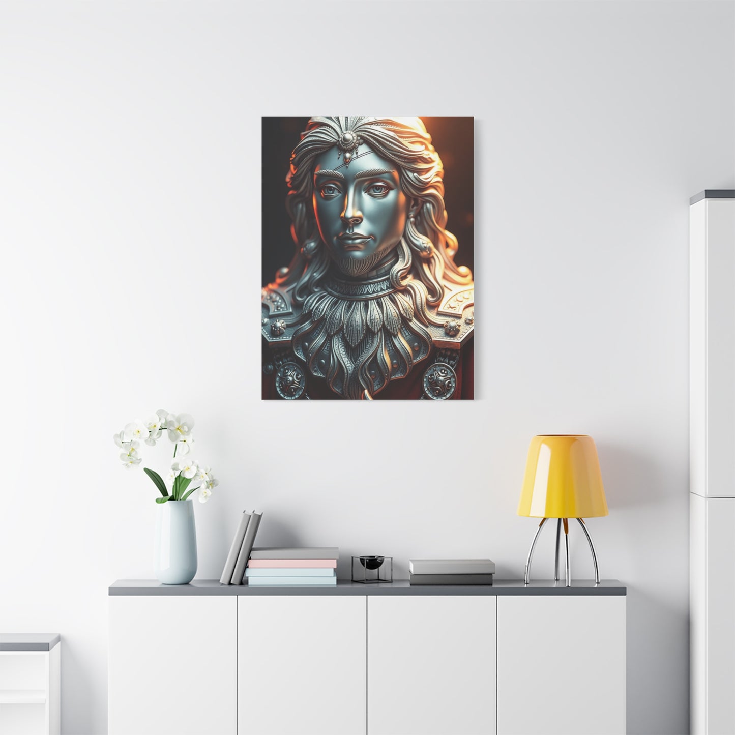 Argent Elegance Canvas wall art & canvas print