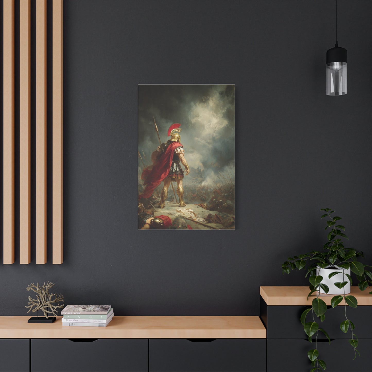 Mars Roman God Of War Battlefield Vision Wall Art & Canvas Print