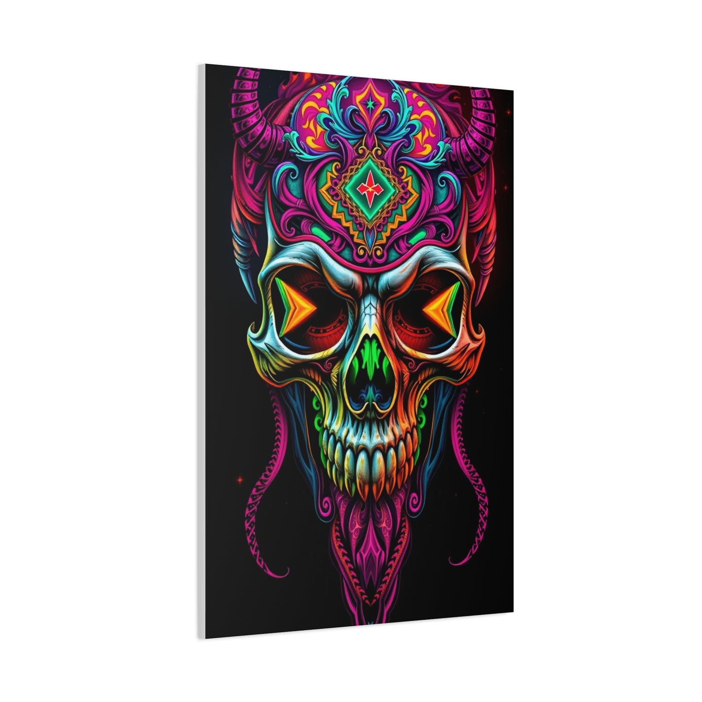 Chimeric Skull Euphoria Wall Art & Canvas Print
