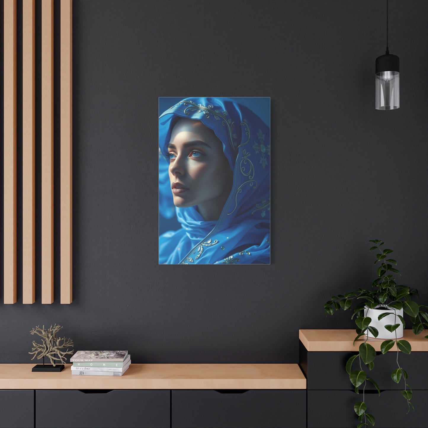 Elite Blue & Gold Art Vision Wall Art & Canvas Print