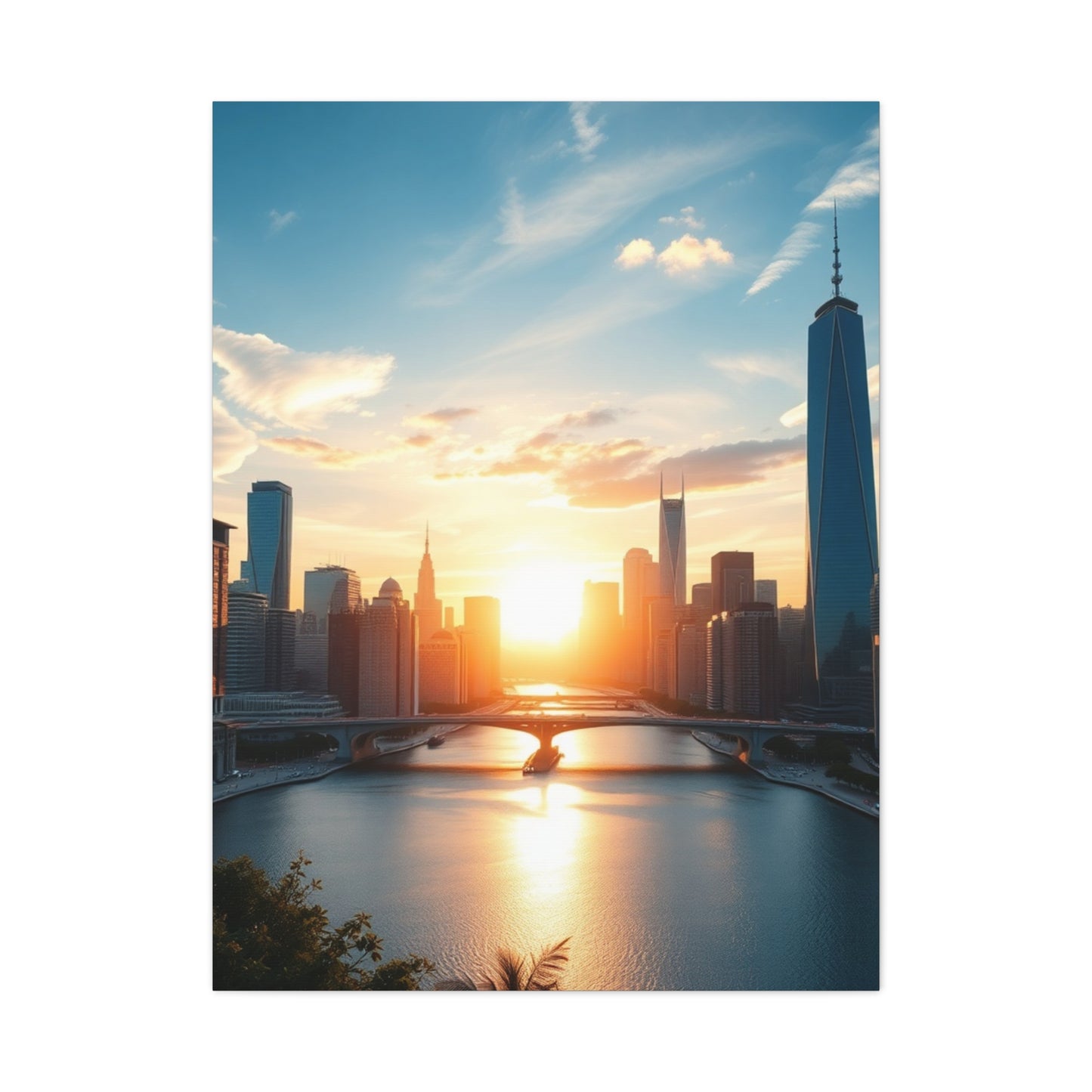 Skyline Grandeur Canvas Wall Art & Canvas Print