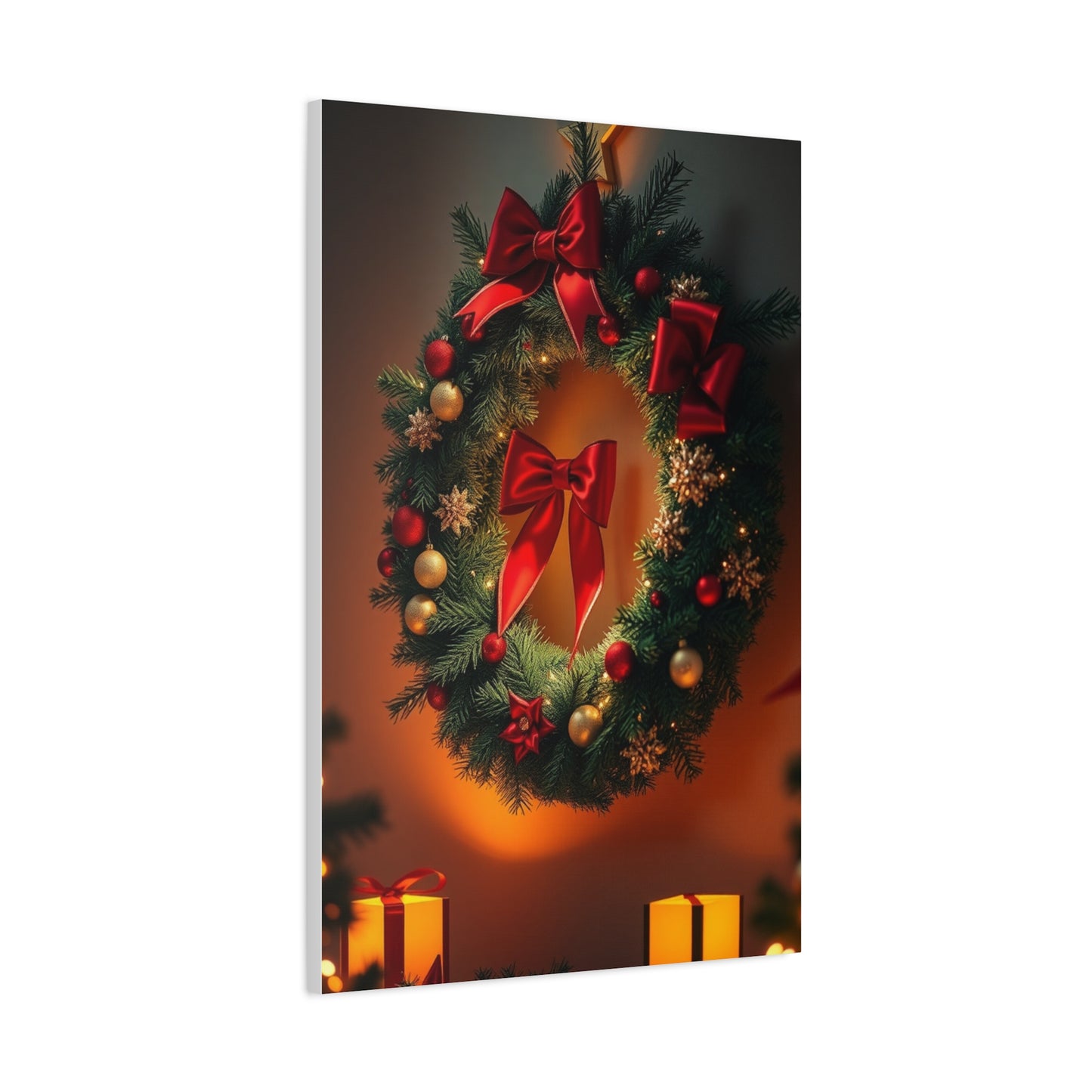 Masterpiece Christmas Trees & Wreath Art Vision Wall Art & Canvas Print