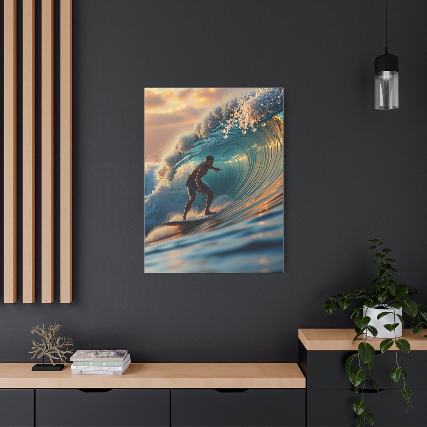 Wave Symphony Canvas Wall Art & Canvas Print