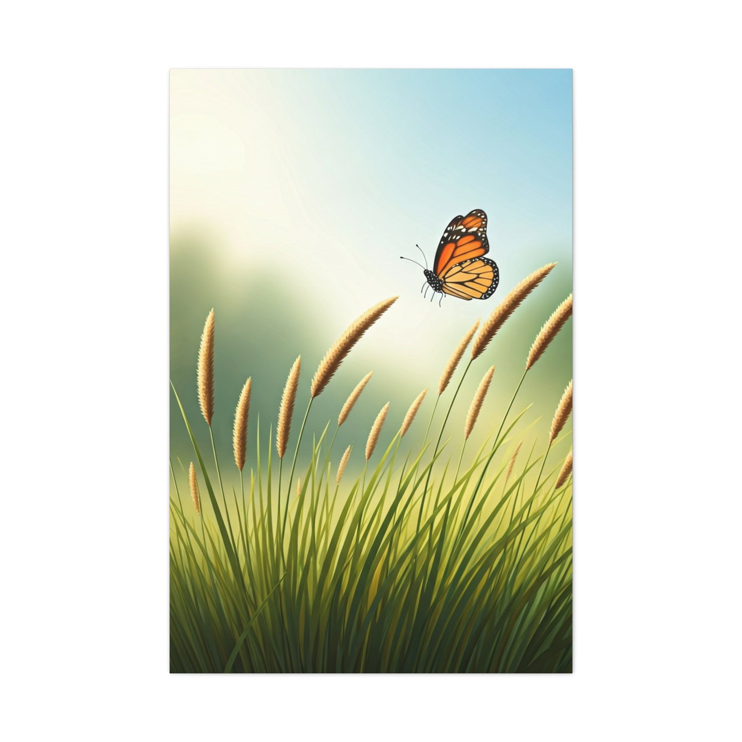 Meadow Flight Butterfly Wall Art & Canvas Prints