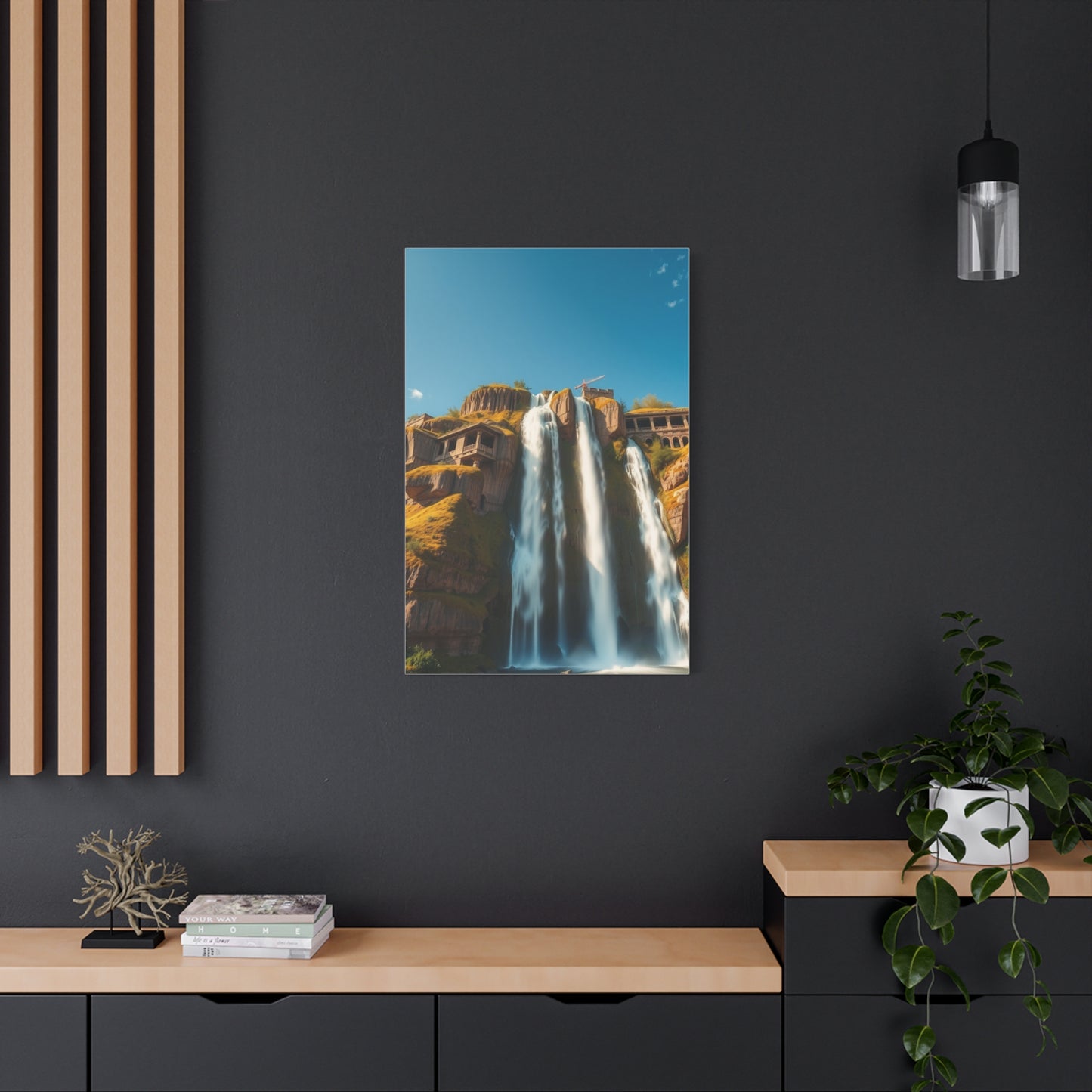 Cascading Elegance Canvas Wall Art & Canvas Print