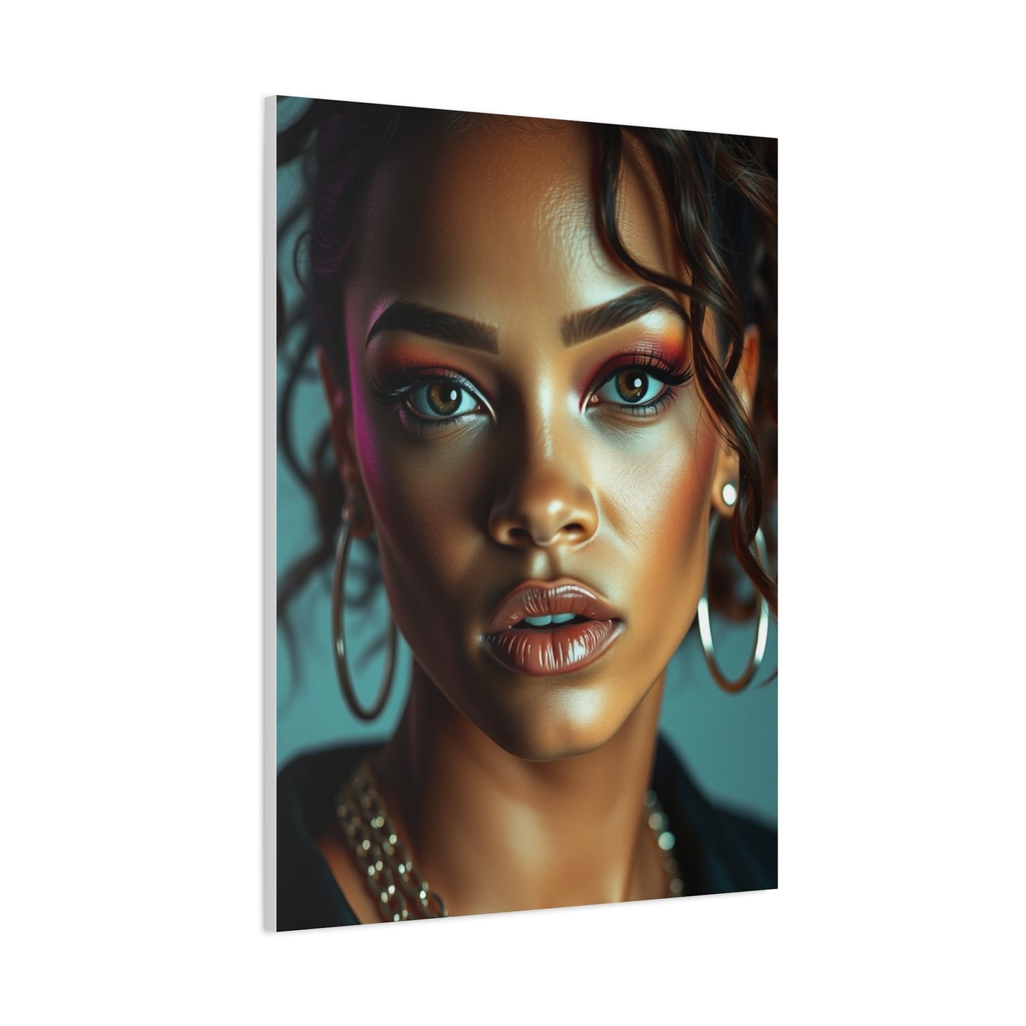 Ethereal Rihanna Portraits Canvas Wall Art & Canvas Print