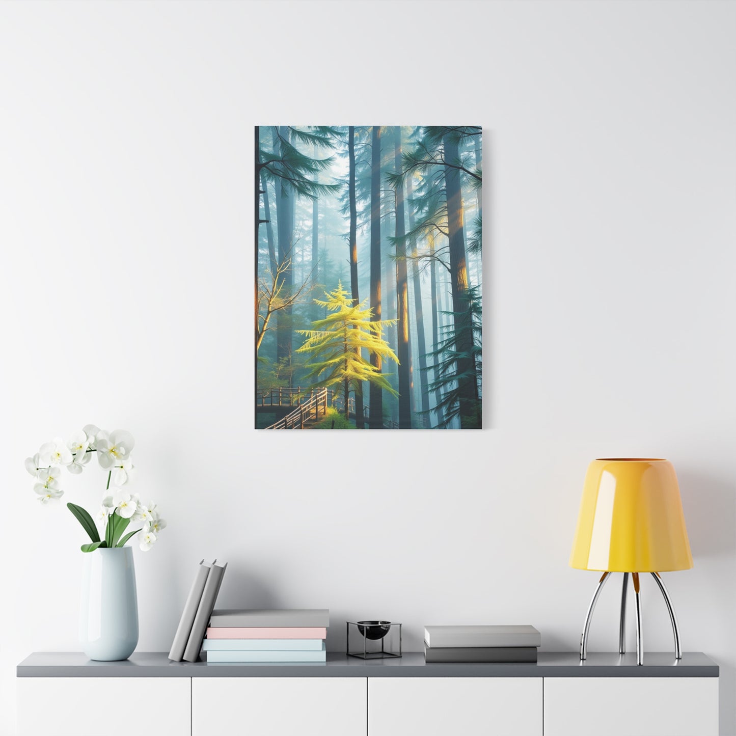 Leafy Tranquility Masterpiece Wall Art & Canvas Print