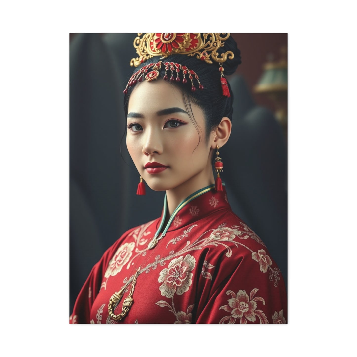 Chinoisere Art Luxury Canvas Wall Art & Canvas Print