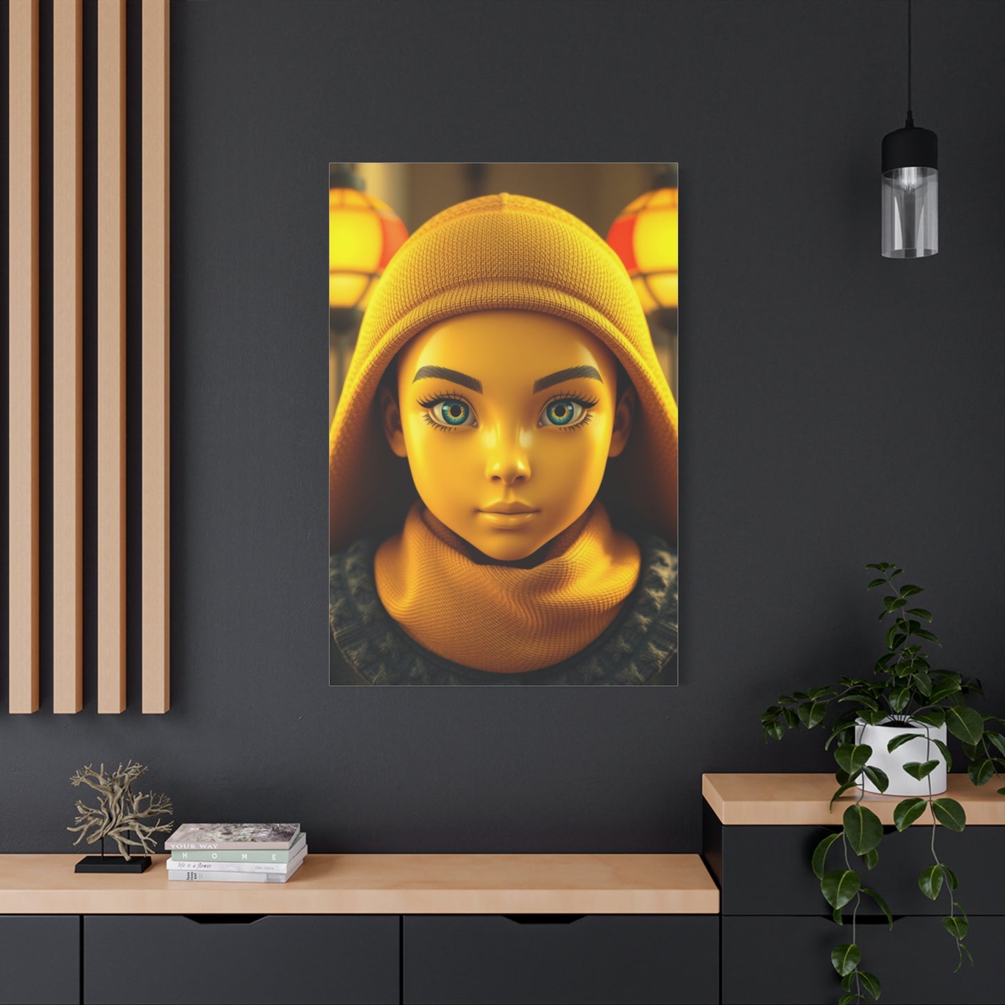 Radiant Ochre Tableau Wall Art & Canvas Print