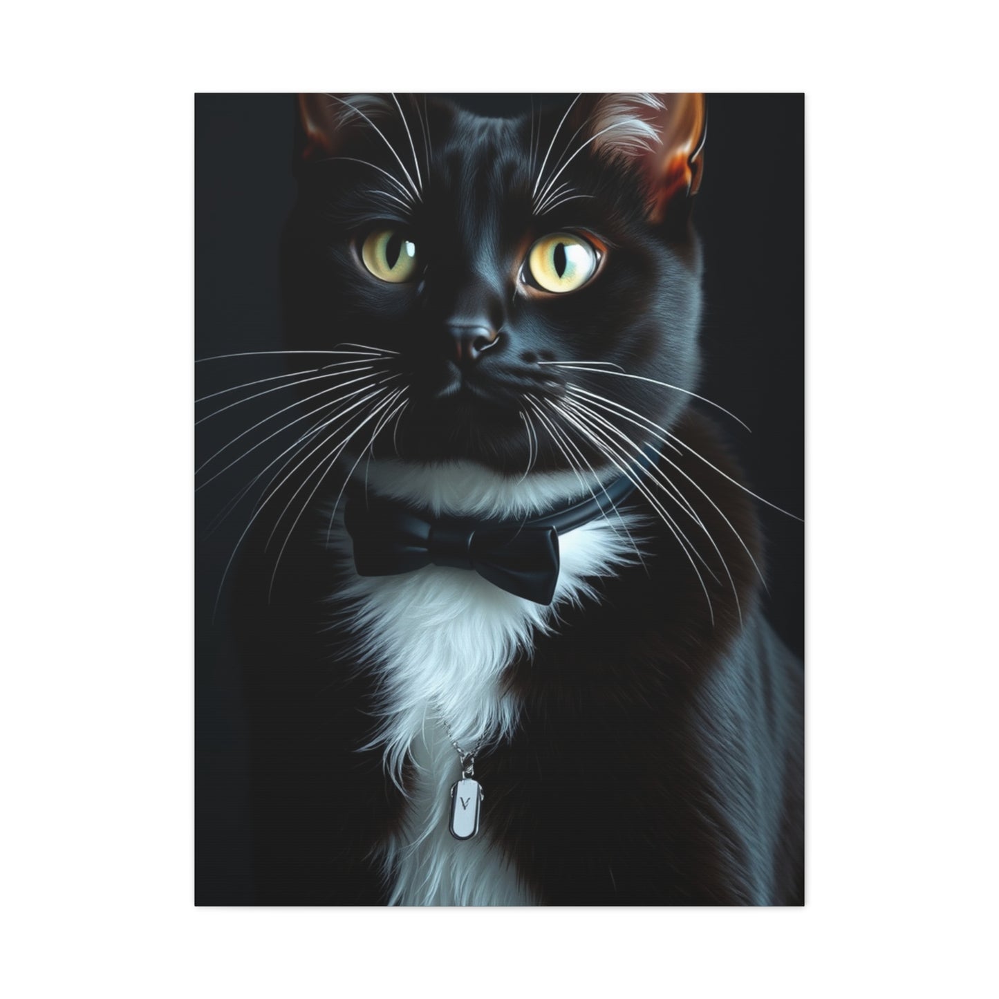 Elite Tuxedo Cat Art Vision Wall Art & Canvas Print