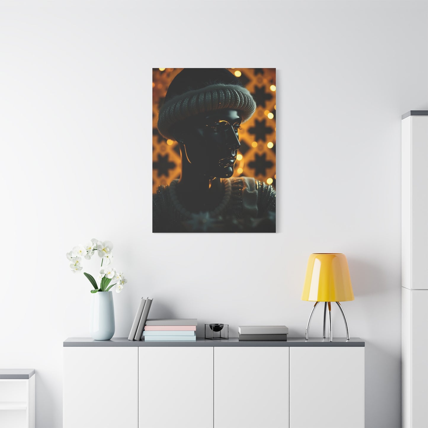 Black Christmas Art Luxury Canvas Wall Art & Canvas Print