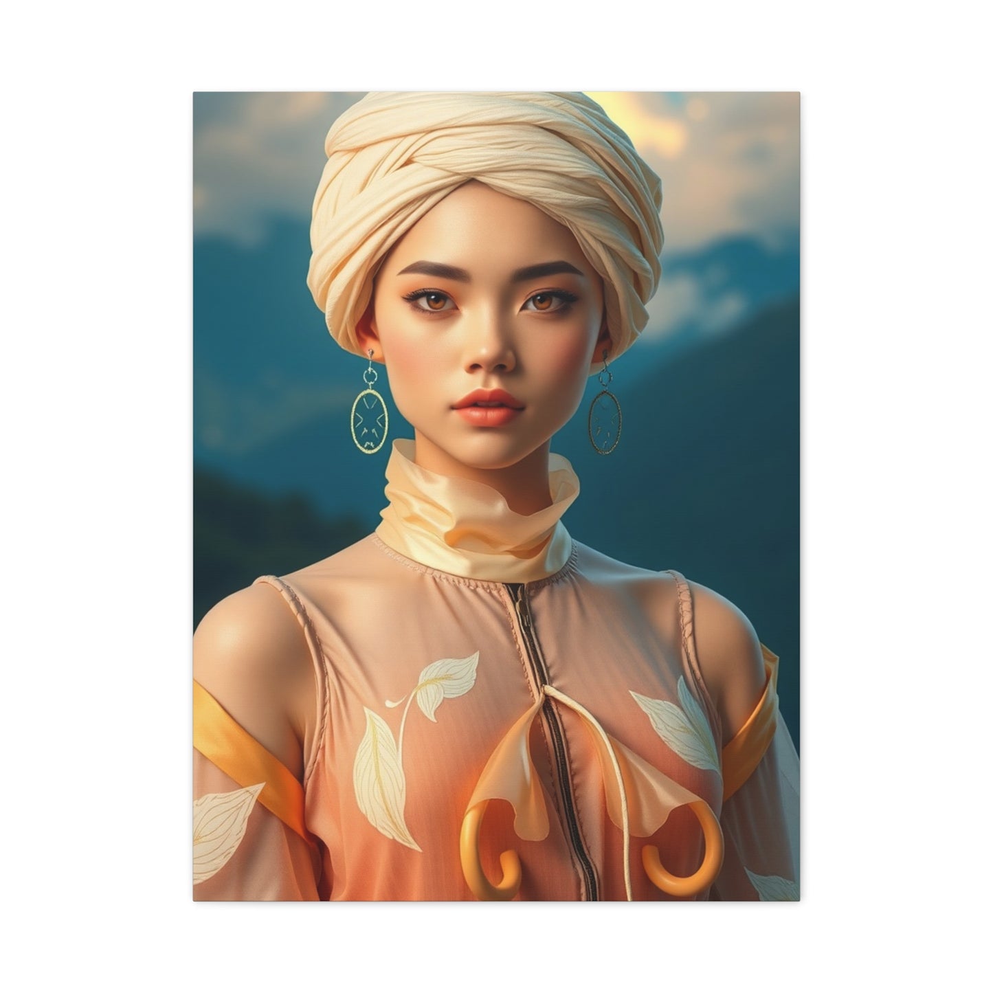 Opulent Leafscape Display Wall Art & Canvas Print