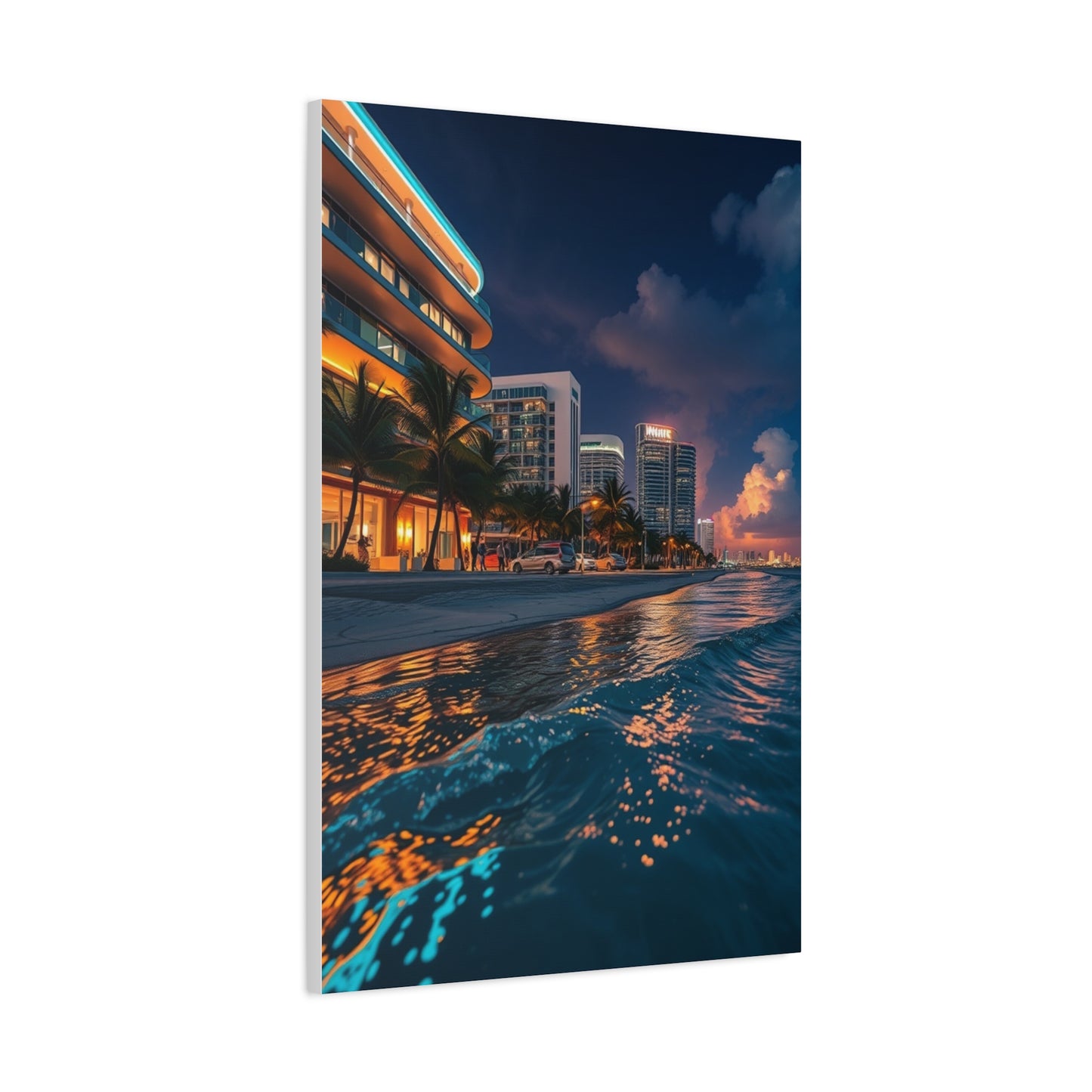Opulent Miami Vista Canvas