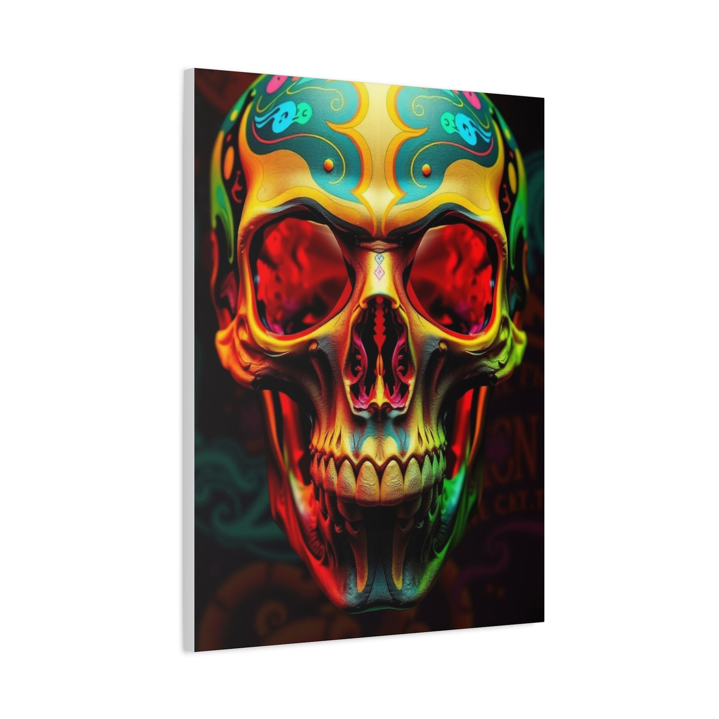 Ethereal Skull Illusion Wall Art & Canvas Print