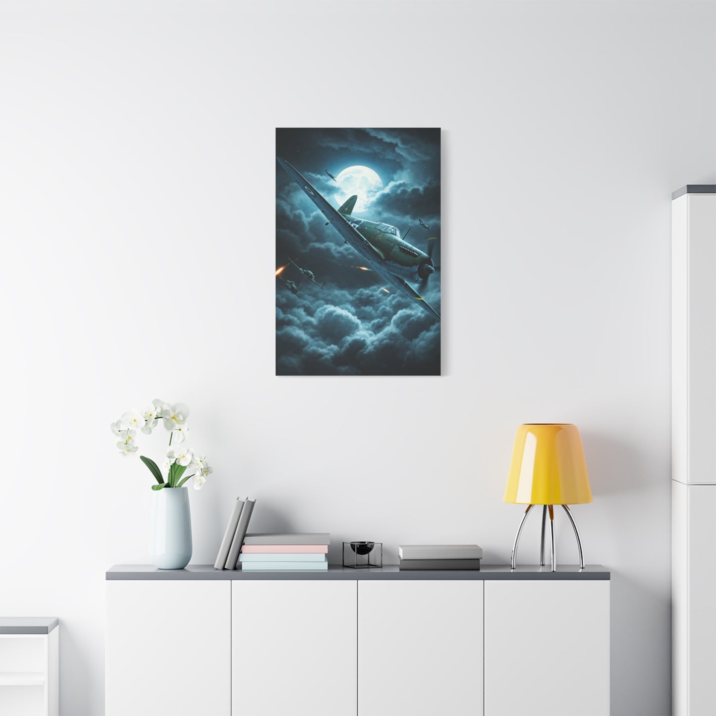 Moonlit Storm Flight Mystery Wall Art & Canvas Prints