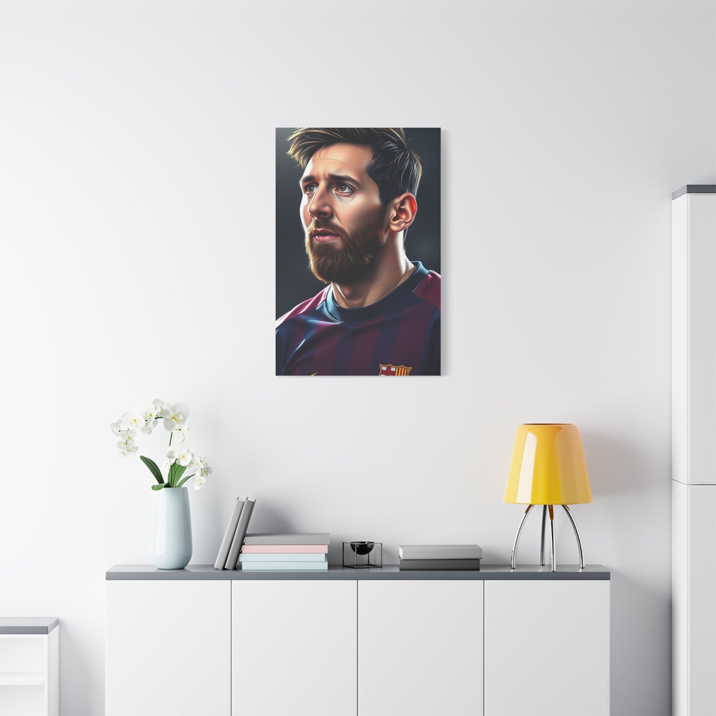 Ethereal Messi: Artistry on Canvas Wall Art & Canvas Print