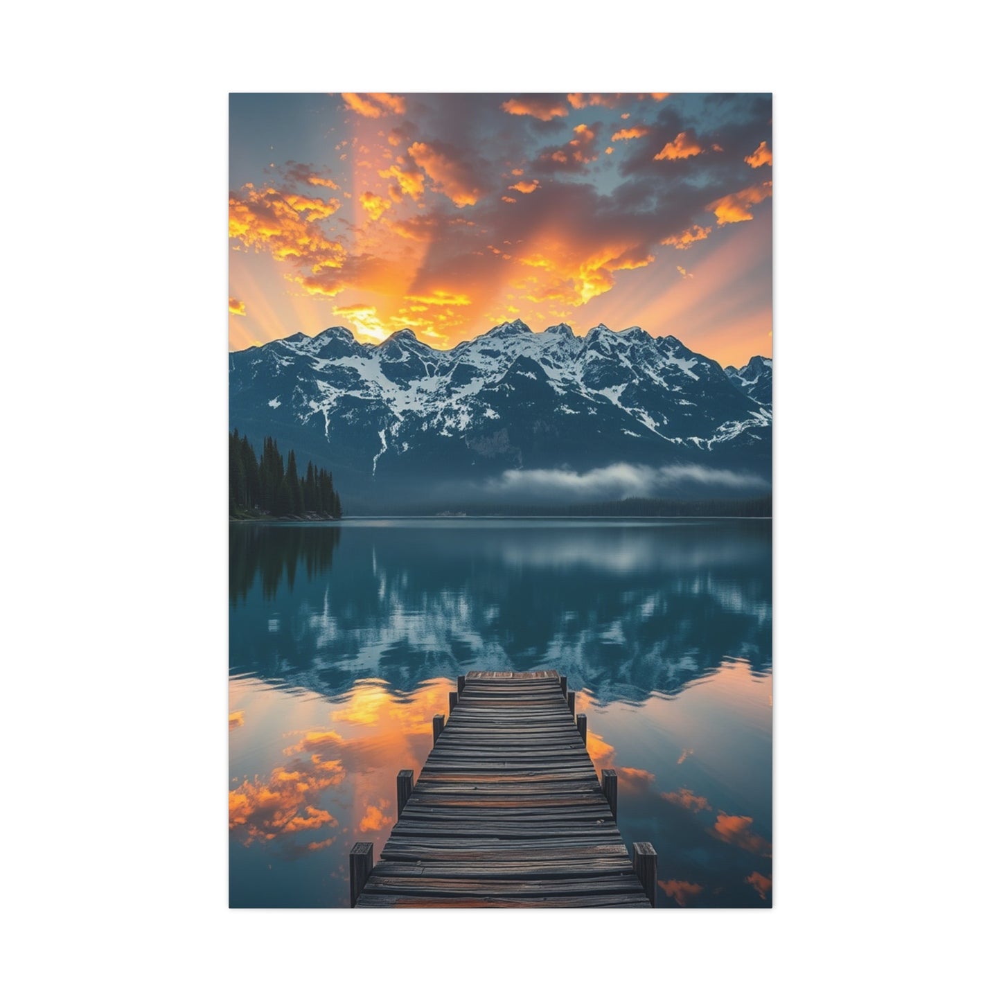 Supreme Lakes Art Collection Wall Art & Canvas Print