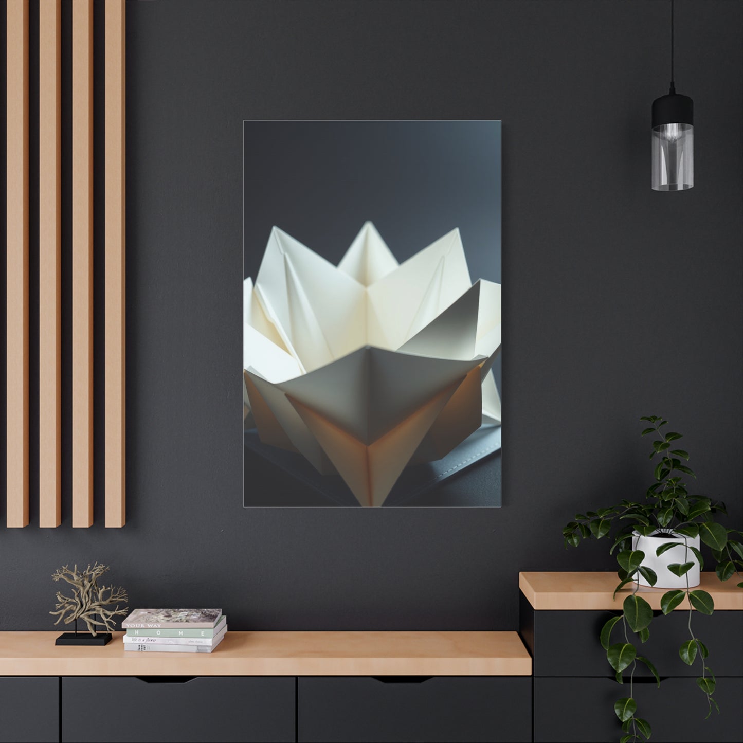 Charming Origami Mystique Wall Art & Canvas Print