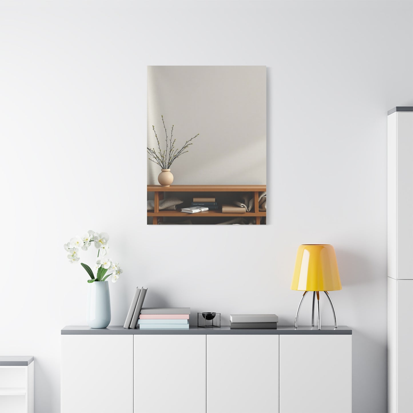 Elite Taupe, Linen, and Gray Art Vision Wall Art & Canvas Print