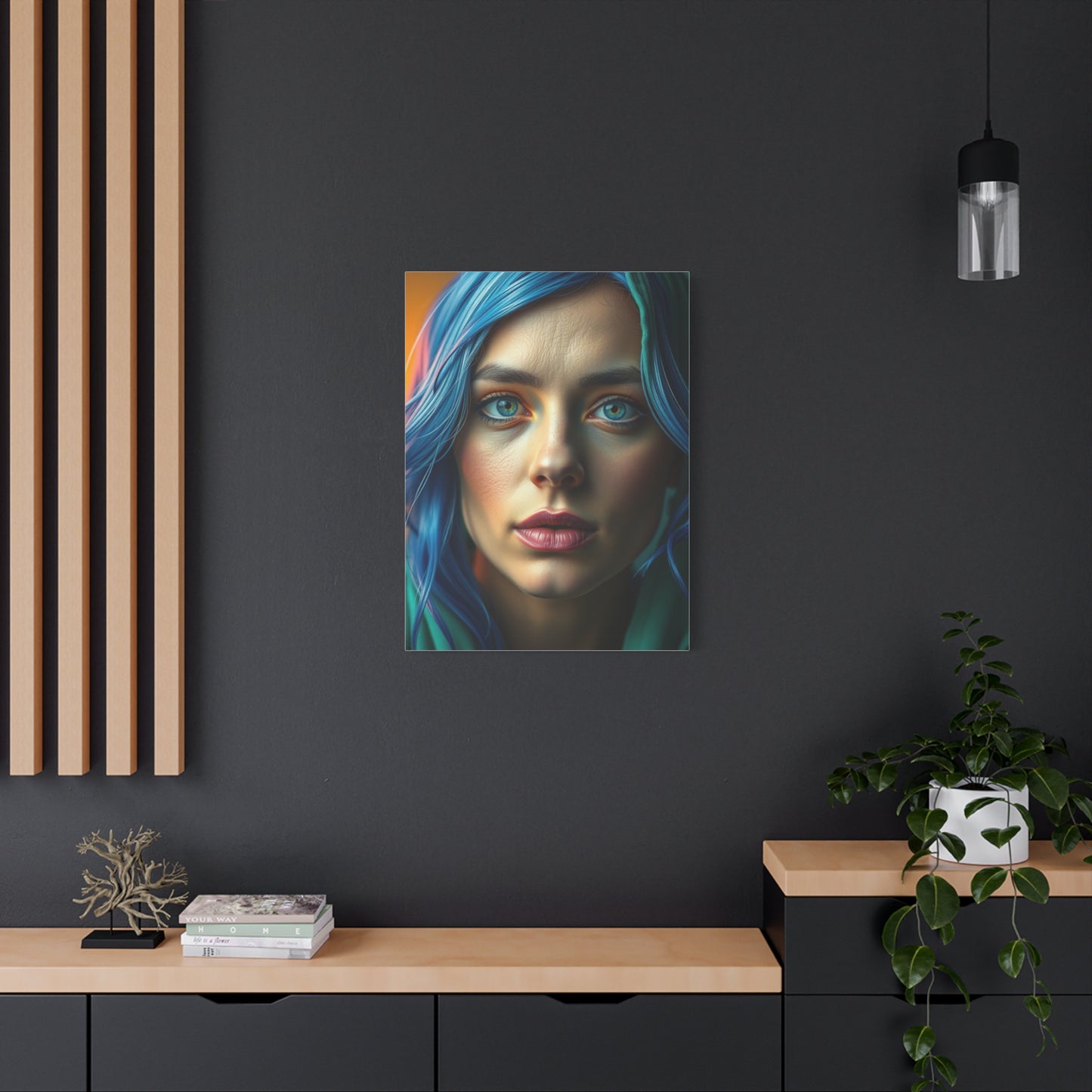 Elite Blue & Green Art Vision Wall Art & Canvas Print