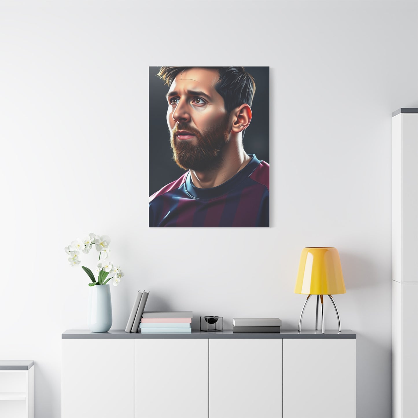 Ethereal Messi: Artistry on Canvas Wall Art & Canvas Print
