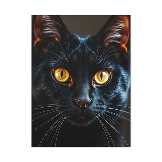 Black Cat Art Luxury Canvas Wall Art & Canvas Print