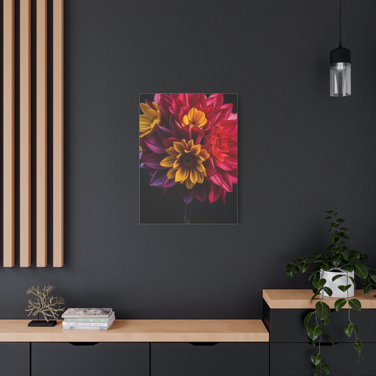 Serene Blossom Countenance Wall Art & Canvas Print