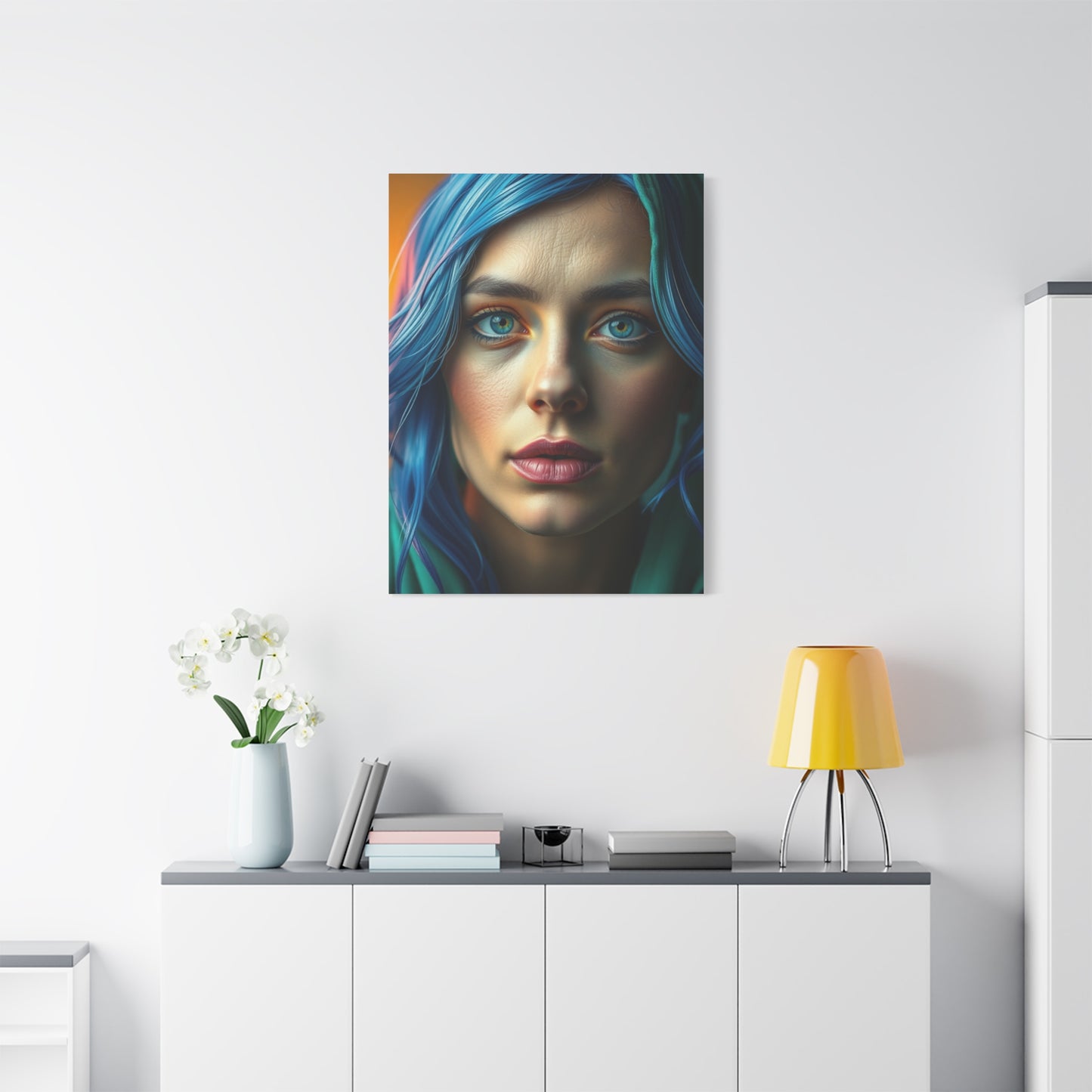 Elite Blue & Green Art Vision Wall Art & Canvas Print