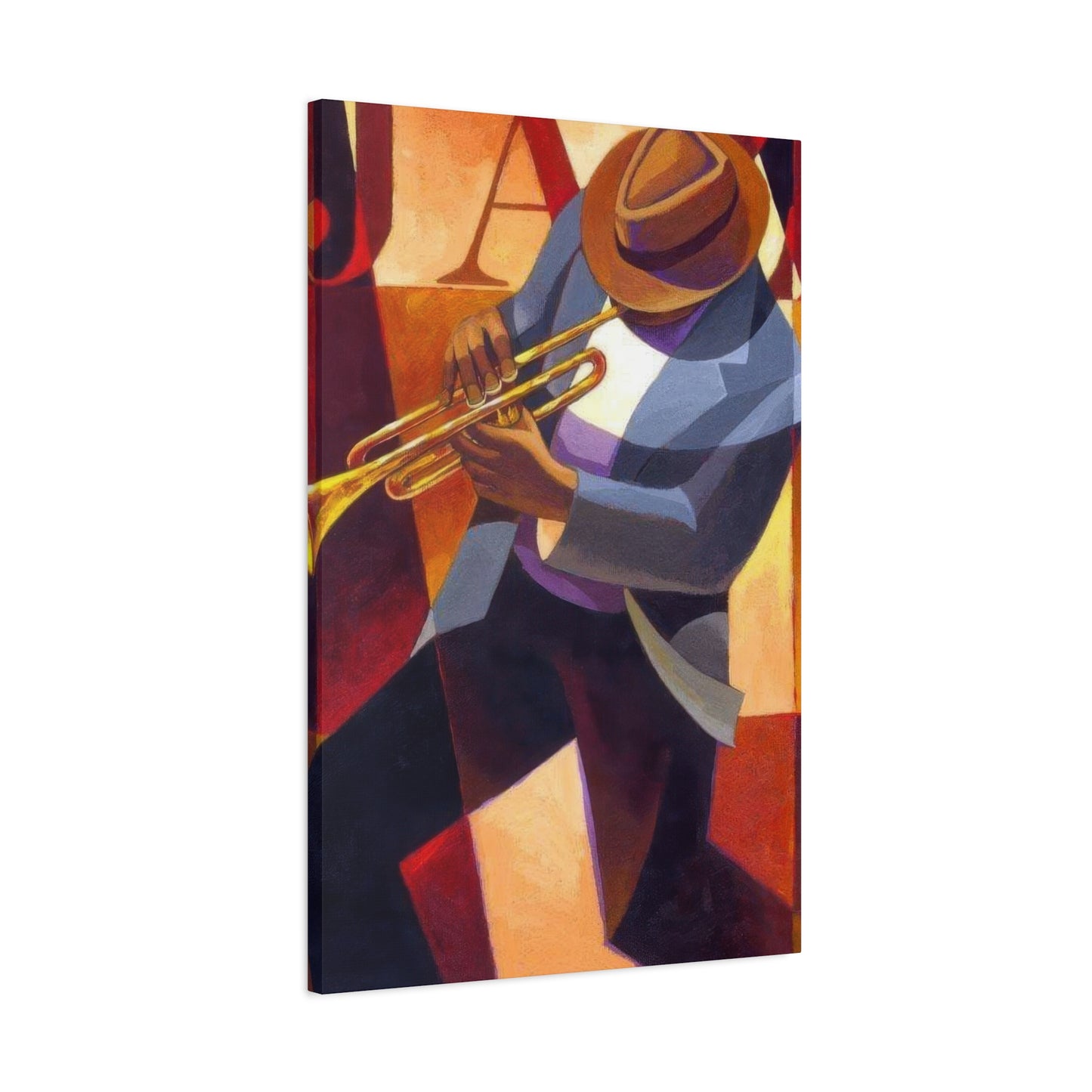 Man With Saxophone Deco Wall Art & Canvas Prints