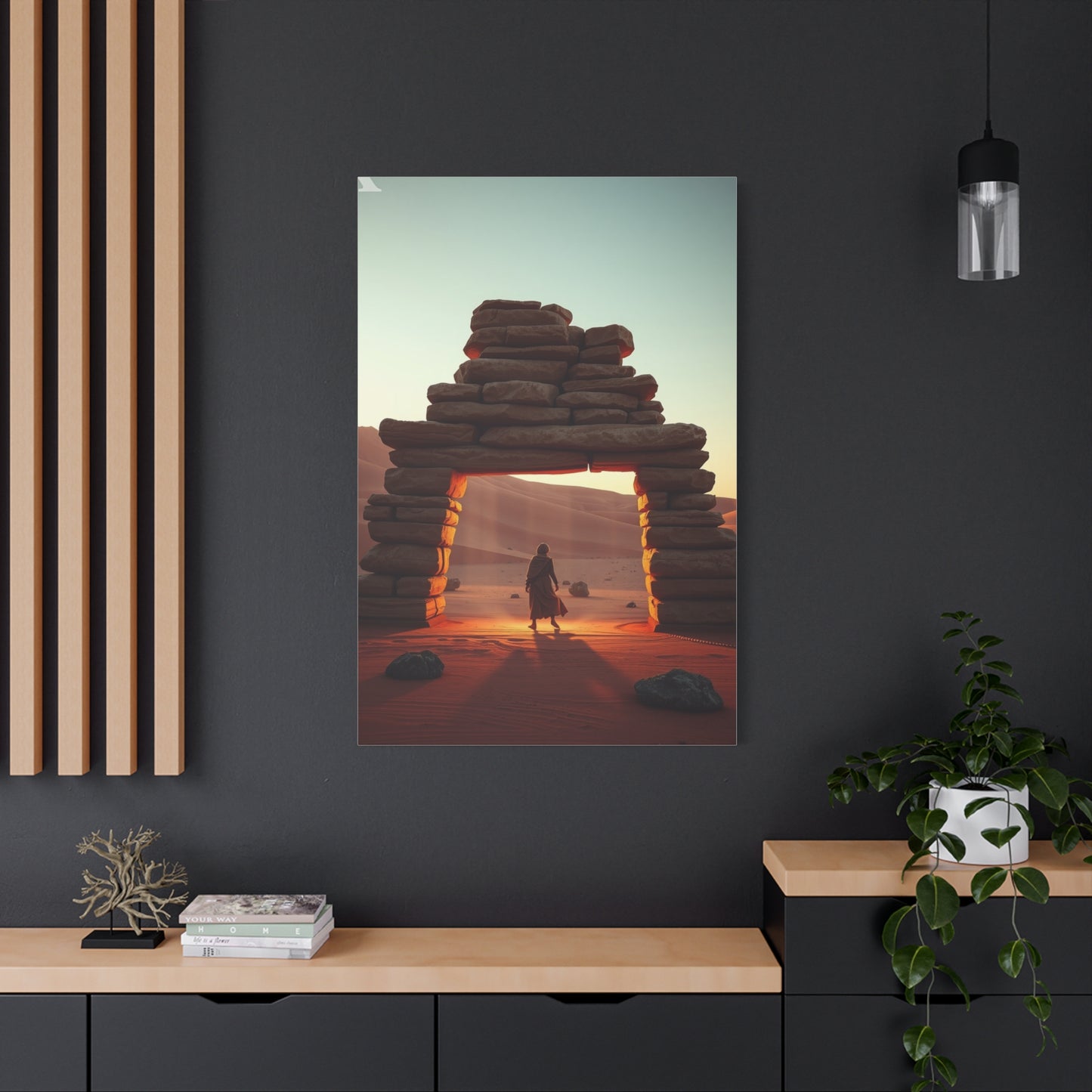 Amber Mirage Canvas Wall Art & Canvas Print