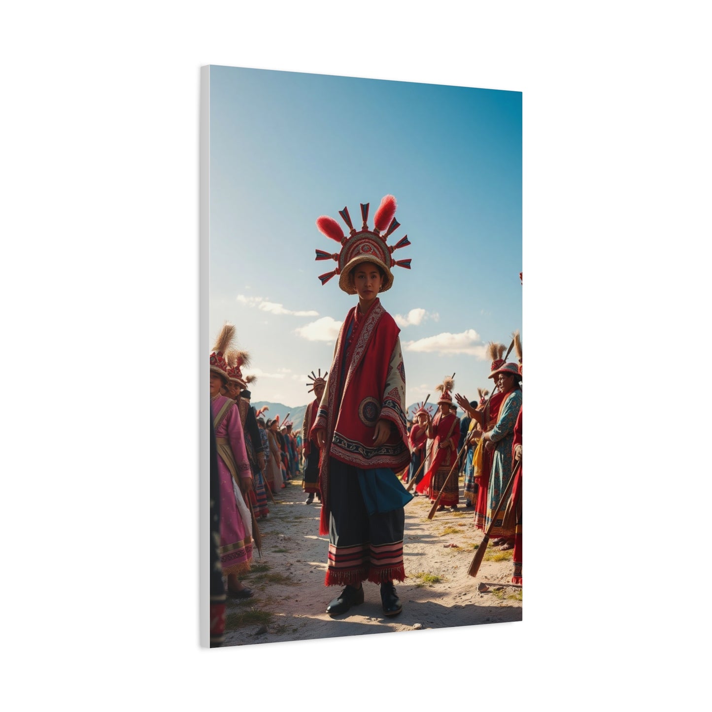 Folk Art Luxury Canvas Wall Art & Canvas Print