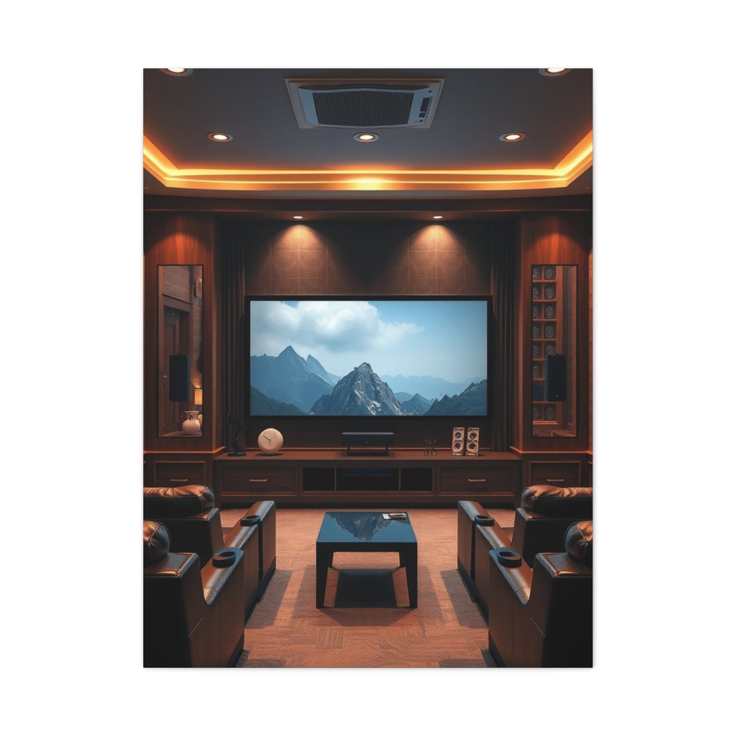 Refined Cinematic Tableau Wall Art & Canvas Print