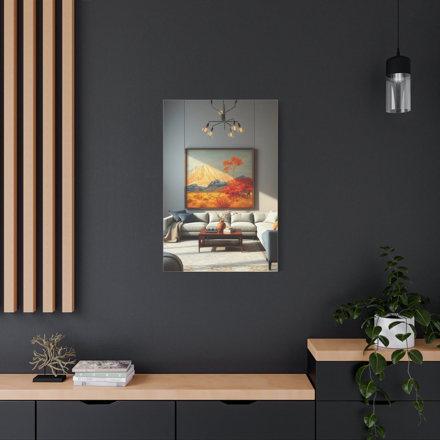 Sophisticated Chamber Canvas Wall Art & Canvas Print