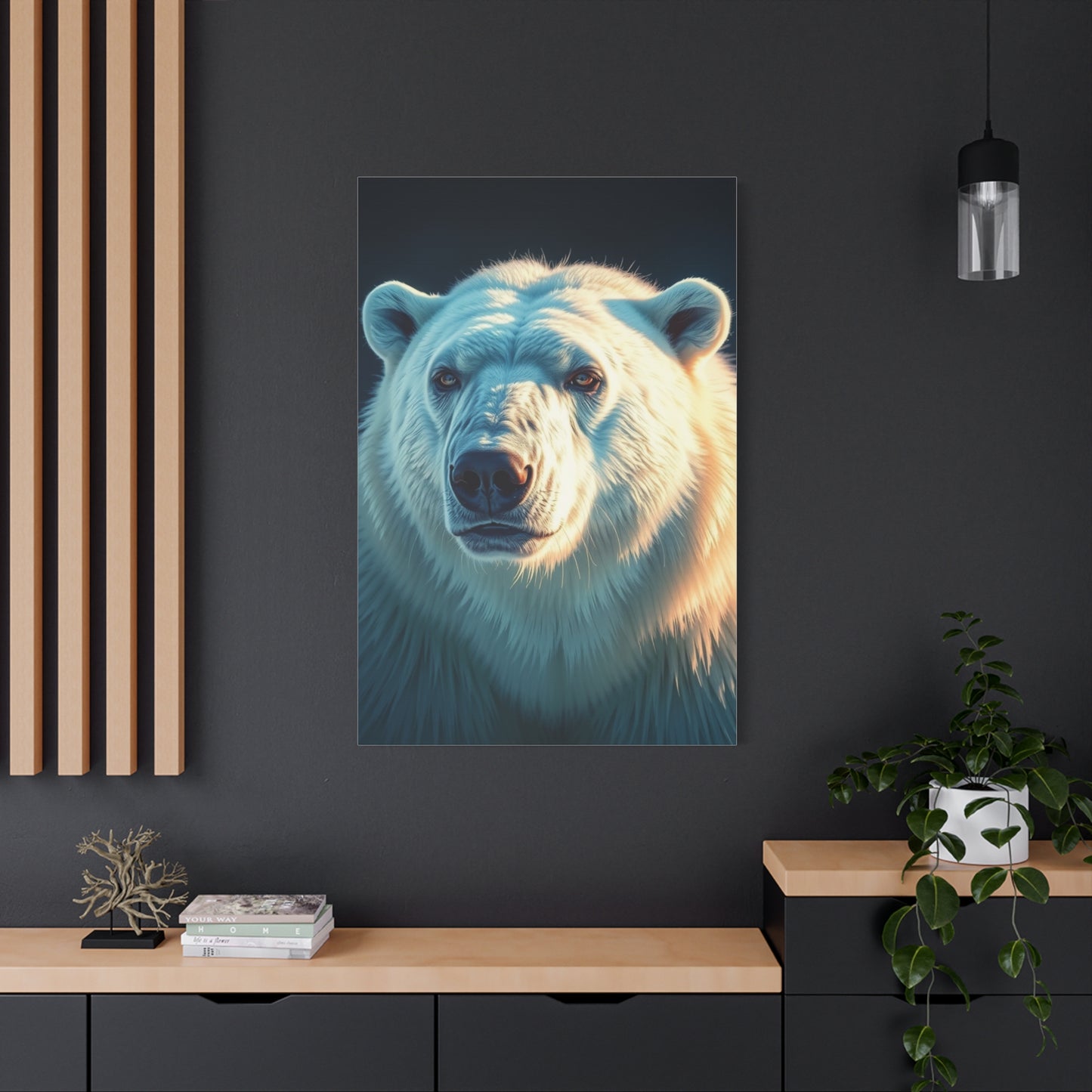 Polar Bear Art Refined Canvas Wall Art & Canvas Print