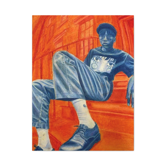 Men Abstract Painting Mixed Media Wall Art & Canvas Prints