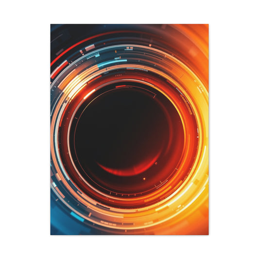 Celestial Curvature Illumination wall art & canvas print