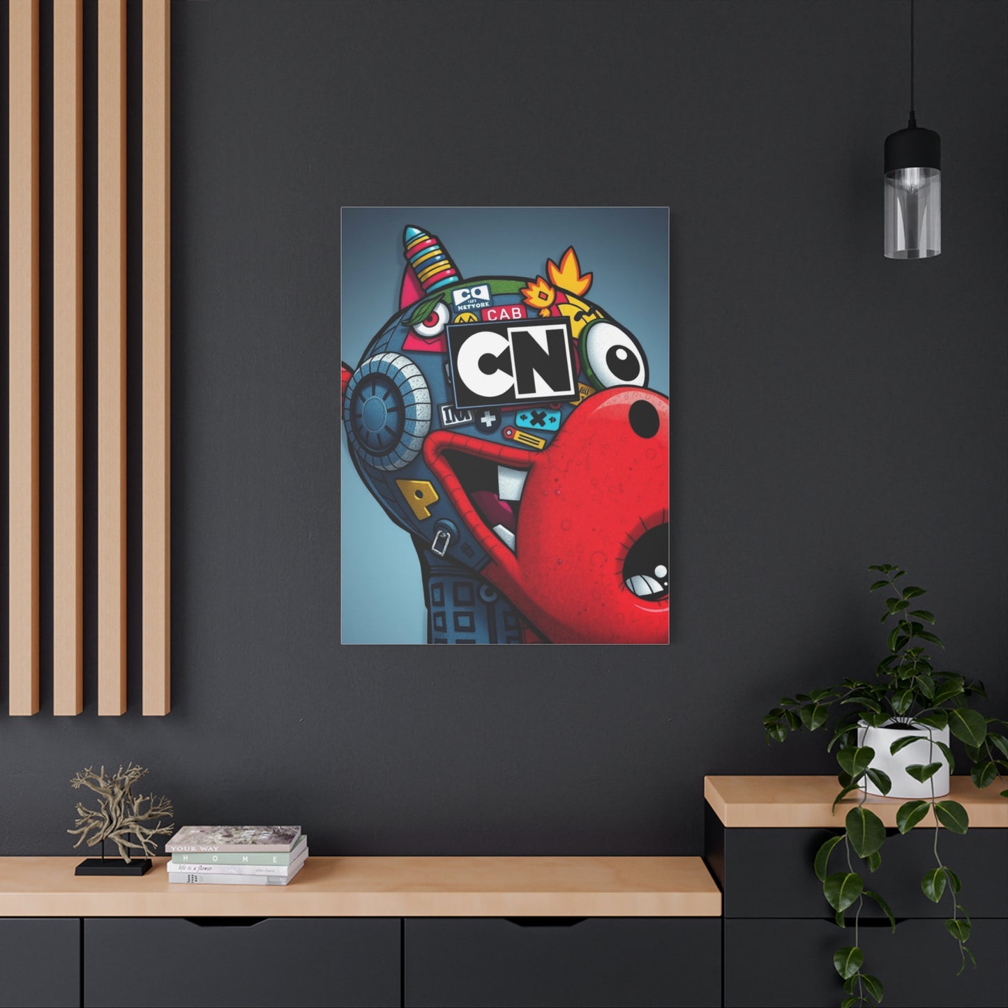 Majestic Toon Tapestry Wall Art & Canvas Print